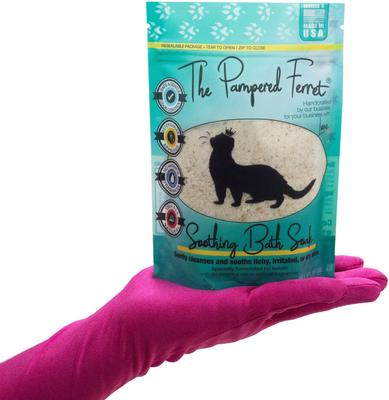 Show full view: The Pampered Ferret Soothing Bath Soak for Ferrets, 12-oz bag slide 3 of 8