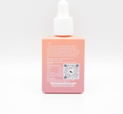 Show full view: The Pampered Ferret Salmon Oil Supplement for Ferrets, 15-ml bottle slide 2 of 10