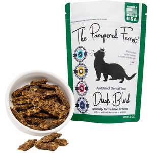 The Pampered Ferret Duck Blend Jerky Ferret Treats, 2-oz bag