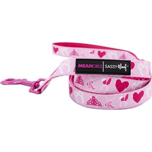 Sassy Woof Mean Girls Dog Leash, 5-ft long, 4/5-in wide