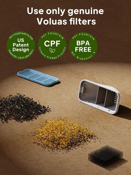 Voluas Wireless Stainless Steel Cat Water Fountain