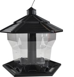 Pennington Earth Smart Recycled EcoGazebo Bird Feeder, Black