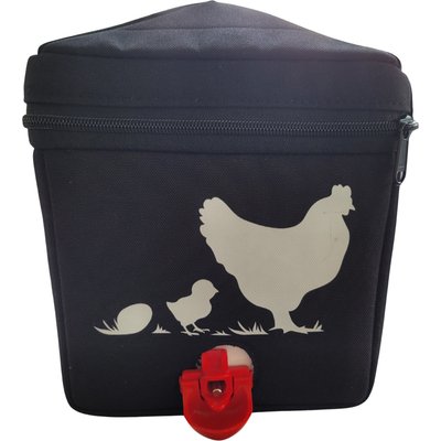 RentACoop RentACoop Zero Chill Heated Poultry Waterer with Insulated Cover, 64-oz