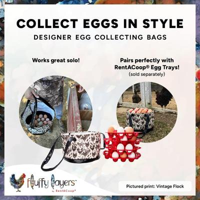 Show full view: RentACoop Egg Collecting Bag, Floral Pop slide 3 of 8