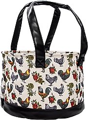Fluffy Layers Roosters & Roses Egg Collecting Bag