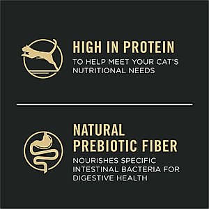 Purina Pro Plan Chicken & Rice Formula with Probiotics High Protein Cat Food, 16-lb bag