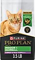 Purina Pro Plan Adult Indoor Hairball Management Turkey & Rice Formula Dry Cat Food, 3.5-lb bag