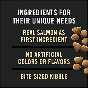 Purina Pro Plan Adult Indoor Hairball Management Salmon & Rice Formula Dry Cat Food, 7-lb bag