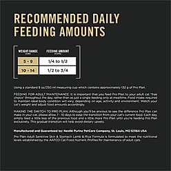 Purina Pro Plan Adult Sensitive Skin & Stomach Lamb & Rice Formula Dry Cat Food, 7-lb bag slide 2 of 9