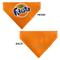 Show in main carousel: Buckle-Down Fanta Orange Round Logo Slide-On Dog Bandana, Orange slide 3 of 6
