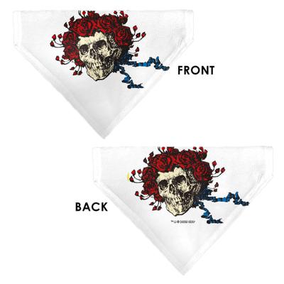 Show full view: Buckle-Down Grateful Dead Skull & Rose Face Slide-On Dog Bandana slide 3 of 6