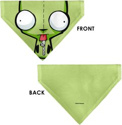 Buckle-Down Invader Zim GIR Full Body Pose Close Up Slide-On Dog Bandana, Green slide 2 of 7