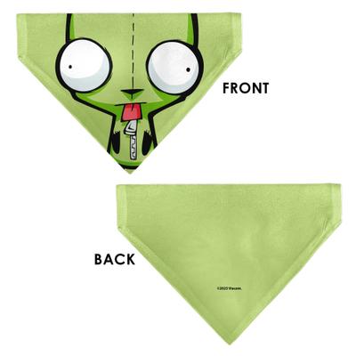 Show full view: Buckle-Down Invader Zim GIR Full Body Pose Close Up Slide-On Dog Bandana, Green slide 3 of 6