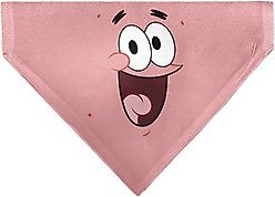 Buckle-Down Patrick Star Smiling Face Close Up & Text Slide-On Dog Bandana