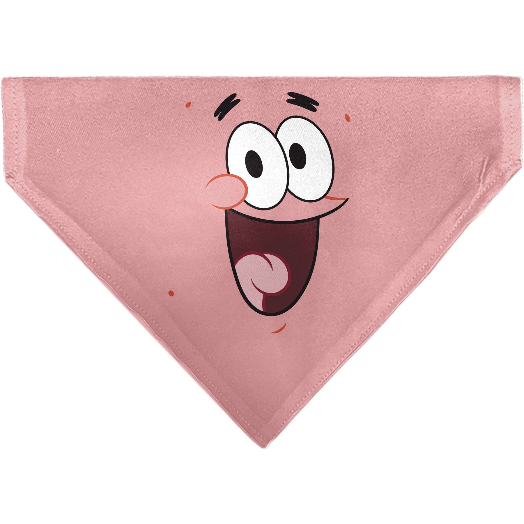 Buckle-Down Patrick Star Smiling Face Close Up & Text Slide-On Dog Bandana