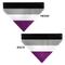 Show in main carousel: Buckle-Down Asexual Flag Slide-On Dog Bandana, Grey slide 3 of 6