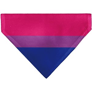 Buckle-Down Bisexual Flag Slide-On Dog Bandana