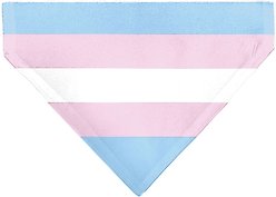 Buckle-Down Transgender Flag Slide-On Dog Bandana slide 2 of 6