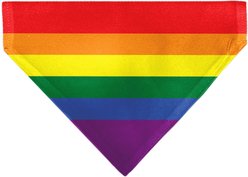 Buckle-Down Pride Rainbow Flag Slide-On Dog Bandana