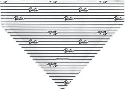 Buckle-Down Barbie Script Stripe Slide-On Dog Bandana slide 2 of 6