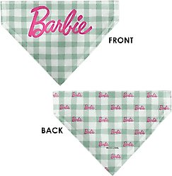 Buckle-Down Barbie Script Plaid Slide-On Dog Bandana slide 2 of 7