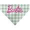 Show in main carousel: Buckle-Down Barbie Script Plaid Slide-On Dog Bandana slide 1 of 6