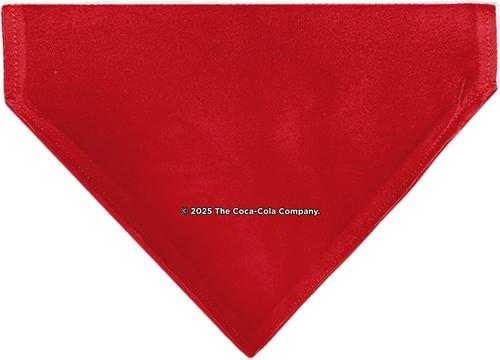 Show full view: Buckle-Down Coca-Cola Script Logo Centered Slide-On Dog Bandana, Red slide 2 of 6
