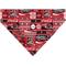 Show in main carousel: Buckle-Down Christmas Coca-Cola Holiday Sweater Collage Slide-On Dog Bandana, Red slide 2 of 6