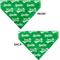 Show in main carousel: Buckle-Down Sprite Logo Repeat Slide-On Dog Bandana, Green slide 3 of 6