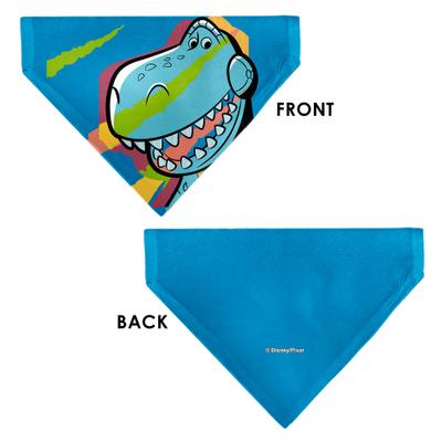 Show full view: Buckle-Down Toy Story Rex Pop Art Pose Slide-On Dog Bandana slide 3 of 6