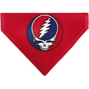 Buckle-Down Grateful Dead Steal Your Face Logo Centered Slide-On Dog Bandana