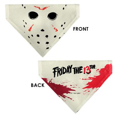 Show full view: Buckle-Down Friday the 13th Hockey Mask Close Up Slide-On Dog Bandana slide 3 of 6