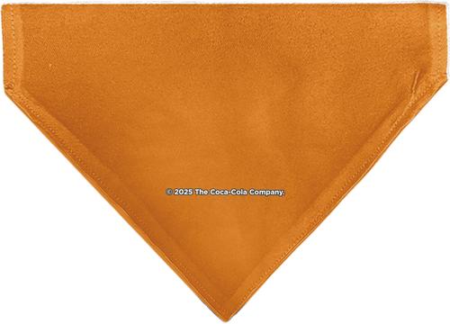 Show full view: Buckle-Down Fanta Orange Round Logo Slide-On Dog Bandana, Orange slide 2 of 6