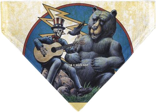 Show full view: Buckle-Down Grateful Dead Dave's Picks Volume Five Truman UCLA Cover Art Slide-On Dog Bandana slide 2 of 6