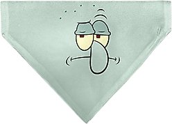 Buckle-Down Squidward Frowning Face Close Up & Text Slide-On Dog Bandana