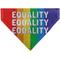 Show in main carousel: Buckle-Down Equality Blocks Rainbow Slide-On Dog Bandana slide 1 of 6