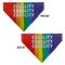 Show in main carousel: Buckle-Down Equality Blocks Rainbow Slide-On Dog Bandana slide 3 of 6