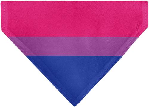 Show full view: Buckle-Down Bisexual Flag Slide-On Dog Bandana slide 2 of 6