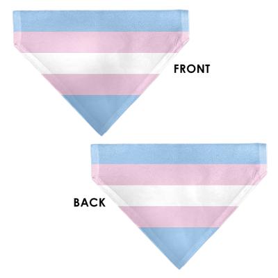 Show full view: Buckle-Down Transgender Flag Slide-On Dog Bandana slide 3 of 6