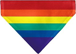 Buckle-Down Rainbow Print Slide-On Dog Bandana