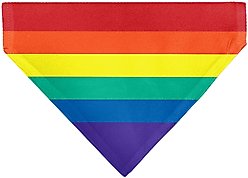 Buckle-Down Rainbow Print Slide-On Dog Bandana slide 2 of 6