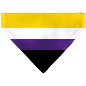Buckle-Down Non-Binary Stripe Flag Slide-On Dog Bandana