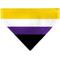 Show in main carousel: Buckle-Down Non-Binary Stripe Flag Slide-On Dog Bandana slide 1 of 7