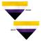 Show in main carousel: Buckle-Down Non-Binary Stripe Flag Slide-On Dog Bandana slide 4 of 7