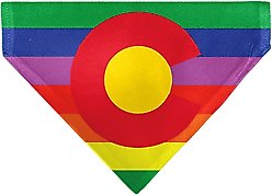 Buckle-Down Colorado Pride Flag Slide-On Dog Bandana
