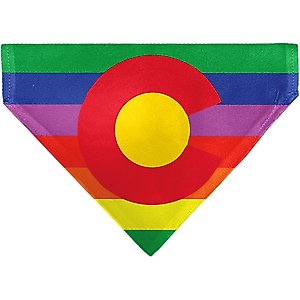 Buckle-Down Colorado Pride Flag Slide-On Dog Bandana