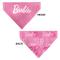 Show in main carousel: Buckle-Down Barbie Script & B Icon Collage Slide-On Dog Bandana slide 3 of 6