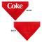 Show in main carousel: Buckle-Down Coca-Cola Coke Logo Centered Slide-On Dog Bandana, Red slide 3 of 6