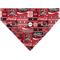Show in main carousel: Buckle-Down Christmas Coca-Cola Holiday Sweater Collage Slide-On Dog Bandana, Red slide 1 of 6