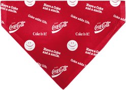 Buckle-Down Coca-Cola Coke Quotes Scattered Slide-On Dog Bandana